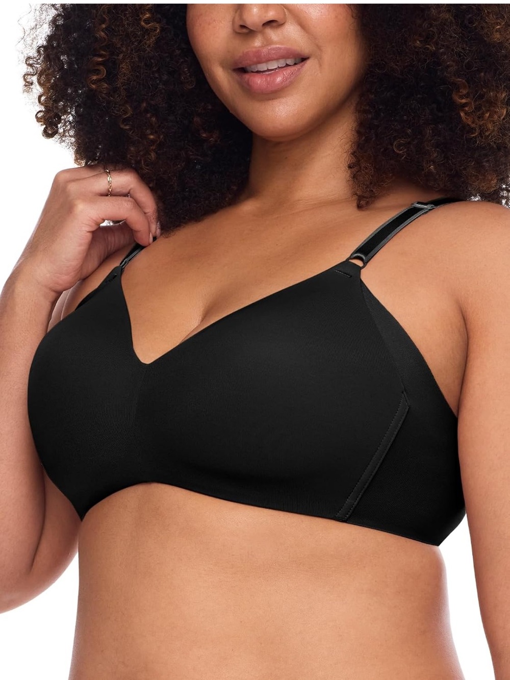 Everyday Wireless Tshirt Bra - Black
